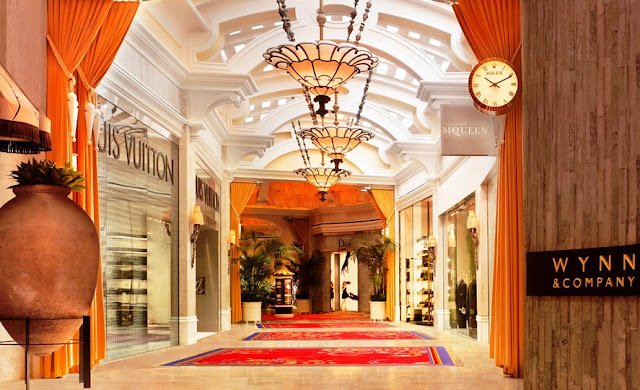 Wynn Esplanade Mall in Vegas