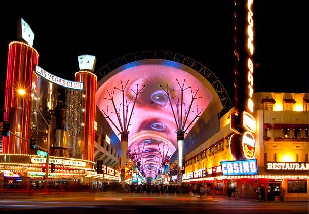 Fremont Street vs. Las Vegas Strip