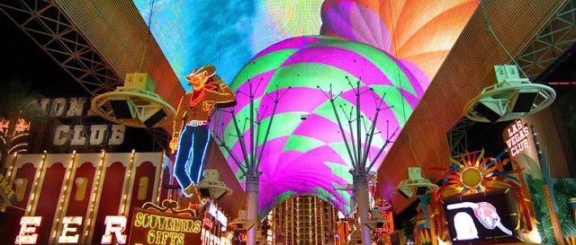  LED ceiling of Fremont Street Experience