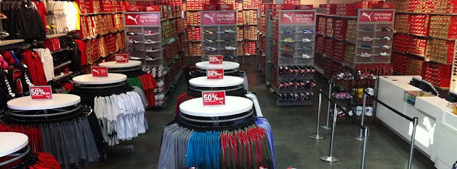 Sports Shops in the Outlet Premium North 