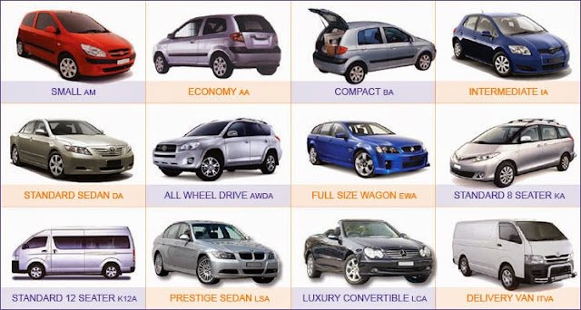 Car rental in Las Vegas - Models